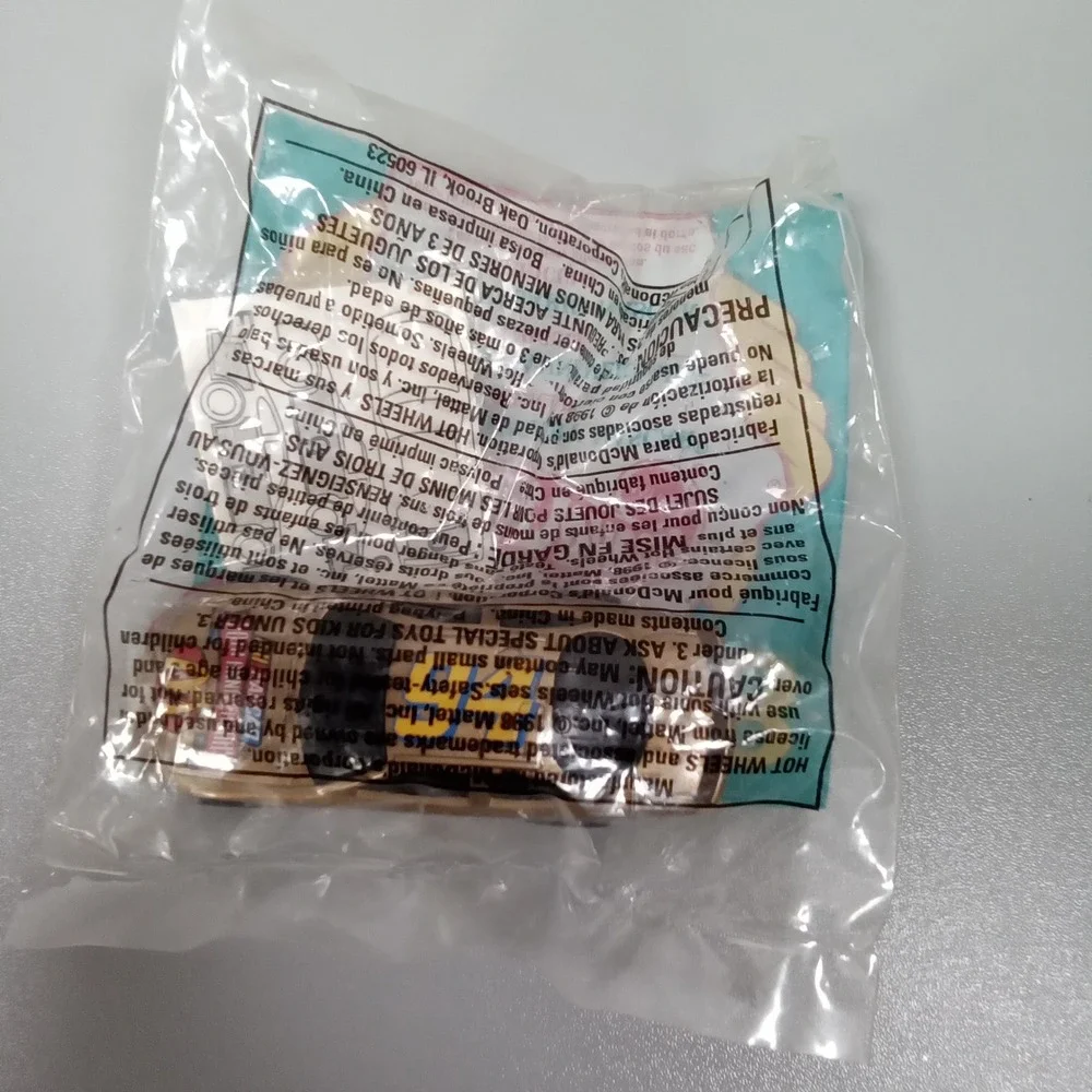 Hot Wheels 1998 NASCAR 50th Anniversary McDonald Happy Meal Toy 8 Gold 94 Sealed